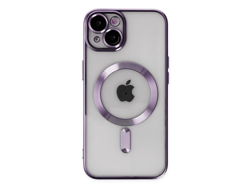 Newface iPhone 14 Kılıf Kross Magneticsafe Kapak - Mor