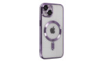 Newface iPhone 14 Kılıf Kross Magneticsafe Kapak - Mor