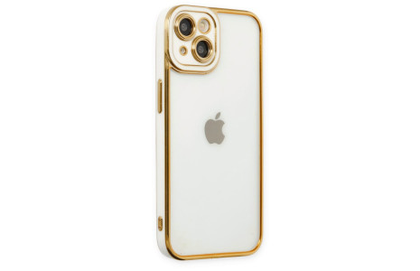 Newface iPhone 14 Kılıf Liva Lens Silikon - Beyaz