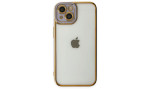 Newface iPhone 14 Kılıf Liva Lens Silikon - Lila