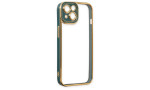 Newface iPhone 14 Kılıf Liva Lens Silikon - Yeşil