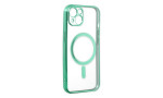 Newface iPhone 14 Kılıf Magneticsafe Lazer Silikon - Haki Yeşil