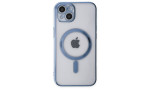 Newface iPhone 14 Kılıf Magneticsafe Lazer Silikon - Sierra Blue