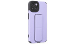 Newface iPhone 14 Kılıf Mega Standlı Silikon - Lila