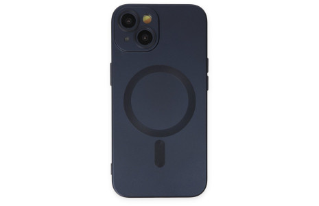 Newface iPhone 14 Kılıf Moshi Lens Magneticsafe Silikon - Lacivert