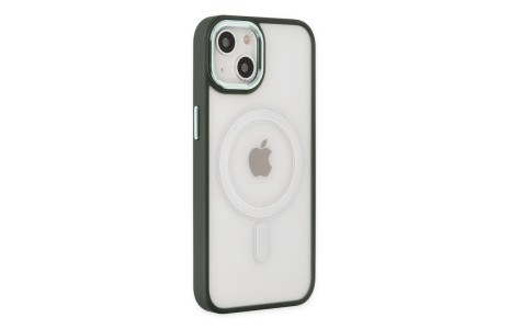 Newface iPhone 14 Kılıf Room Magneticsafe Silikon - Köknar Yeşili