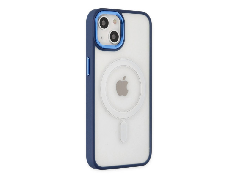 Newface iPhone 14 Kılıf Room Magneticsafe Silikon - Lacivert