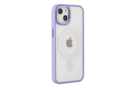 Newface iPhone 14 Kılıf Room Magneticsafe Silikon - Lila