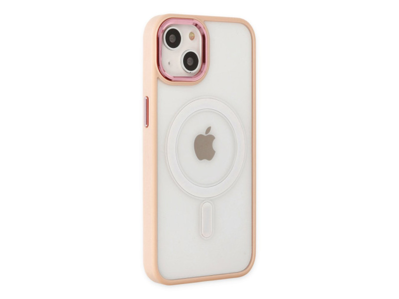 Newface iPhone 14 Kılıf Room Magneticsafe Silikon - Pudra