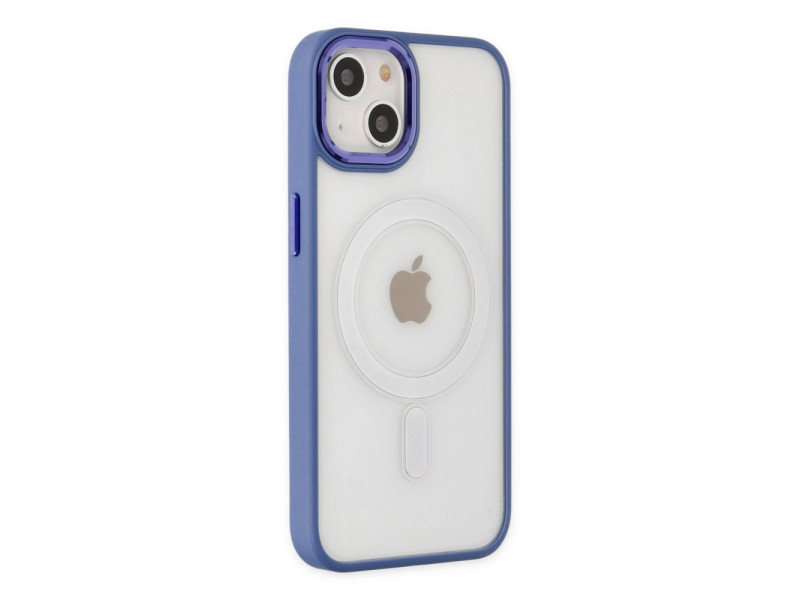 Newface iPhone 14 Kılıf Room Magneticsafe Silikon - Sierra Blue