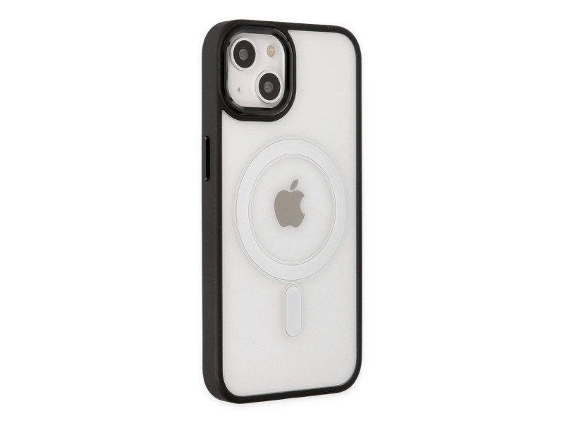 Newface iPhone 14 Kılıf Room Magneticsafe Silikon - Siyah