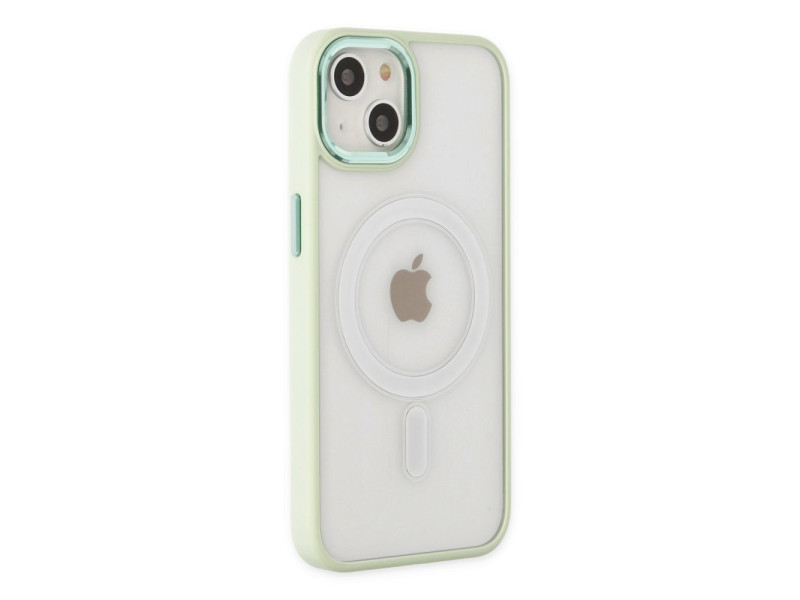 Newface iPhone 14 Kılıf Room Magneticsafe Silikon - Su Yeşili