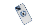 Newface iPhone 14 Kılıf Slot Silikon - Mavi