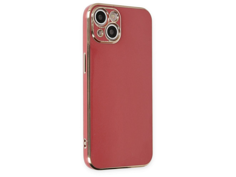Newface iPhone 14 Kılıf Volet Silikon - Kırmızı