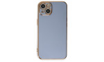Newface iPhone 14 Kılıf Volet Silikon - Mavi