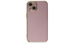 Newface iPhone 14 Kılıf Volet Silikon - Mor