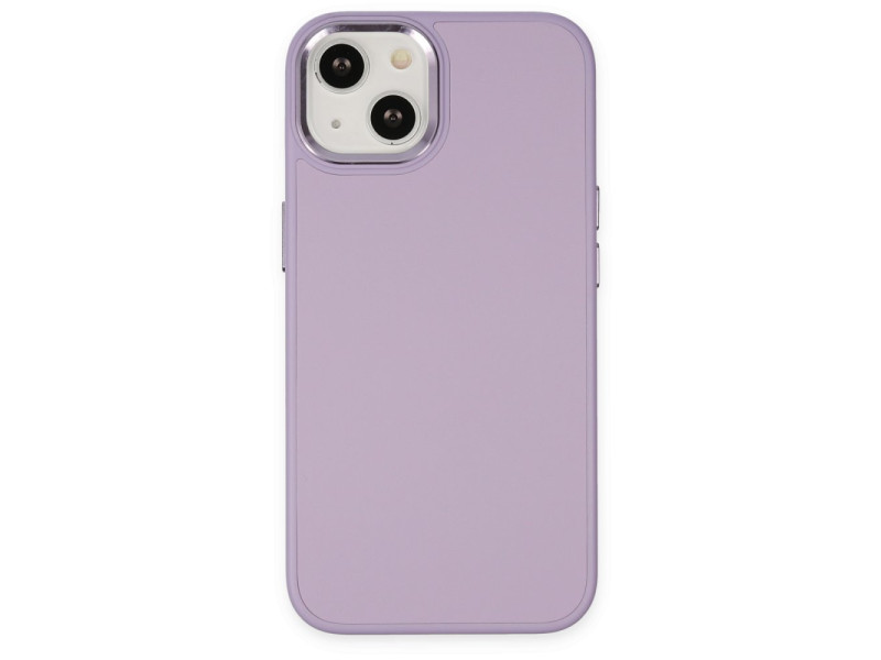 Newface iPhone 14 Plus Kılıf Asya Deri Silikon - Lila
