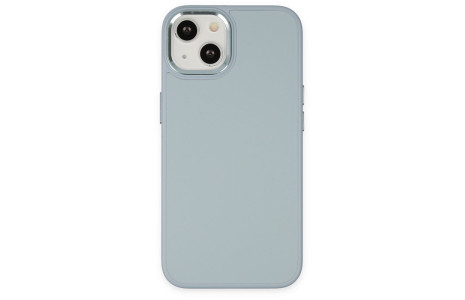 Newface iPhone 14 Plus Kılıf Asya Deri Silikon - Sierra Blue