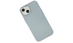 Newface iPhone 14 Plus Kılıf Asya Deri Silikon - Sierra Blue