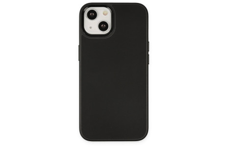 Newface iPhone 14 Plus Kılıf Asya Deri Silikon - Siyah