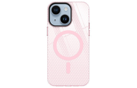 Newface iPhone 14 Plus Kılıf Beta Magneticsafe Silikon - Pembe
