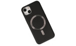Newface iPhone 14 Plus Kılıf Coco Deri Magneticsafe Silikon - Siyah