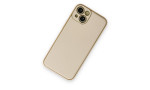 Newface iPhone 14 Plus Kılıf Coco Deri Silikon Kapak - Gold