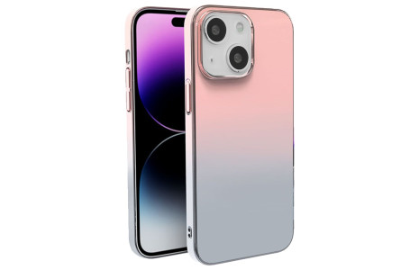 Newface iPhone 14 Plus Kılıf Elektra Pc Kapak - Kırmızı-Gri