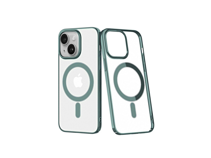 Newface iPhone 14 Plus Kılıf Element Magneticsafe Sert Kapak - Köknar Yeşili