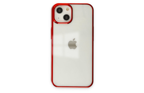 Newface iPhone 14 Plus Kılıf Element Silikon - Kırmızı