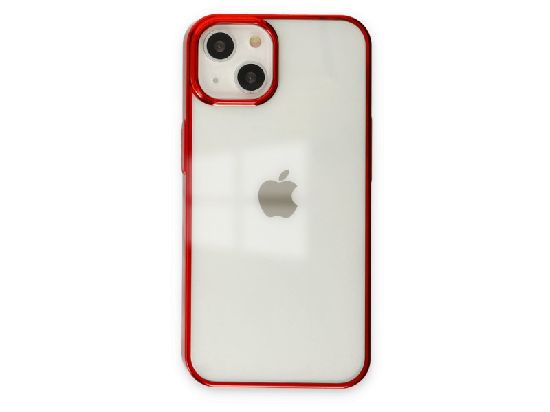 Newface iPhone 14 Plus Kılıf Element Silikon - Kırmızı