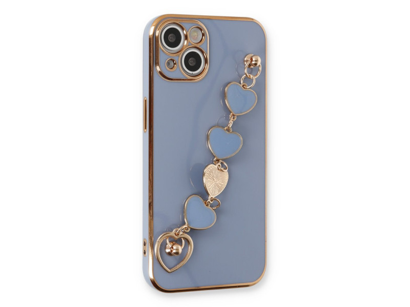 Newface iPhone 14 Plus Kılıf Esila Silikon - Gri