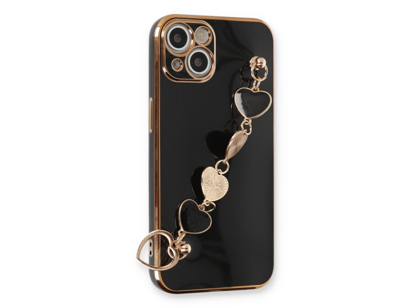 Newface iPhone 14 Plus Kılıf Esila Silikon - Siyah