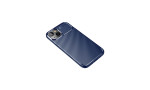 Newface iPhone 14 Plus Kılıf Focus Karbon Silikon - Lacivert