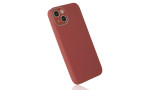 Newface iPhone 14 Plus Kılıf Glass Kapak - Bordo