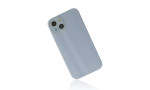 Newface iPhone 14 Plus Kılıf Glass Kapak - Sky Blue