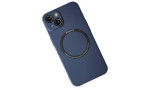 Newface iPhone 14 Plus Kılıf Jack Magneticsafe Lens Silikon - Lacivert