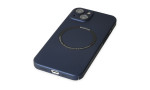 Newface iPhone 14 Plus Kılıf Jack Magneticsafe Lens Silikon - Lacivert