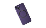 Newface iPhone 14 Plus Kılıf Jack Magneticsafe Lens Silikon - Mor
