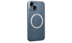 Newface iPhone 14 Plus Kılıf Jack Magneticsafe Lens Silikon - Sierra Blue