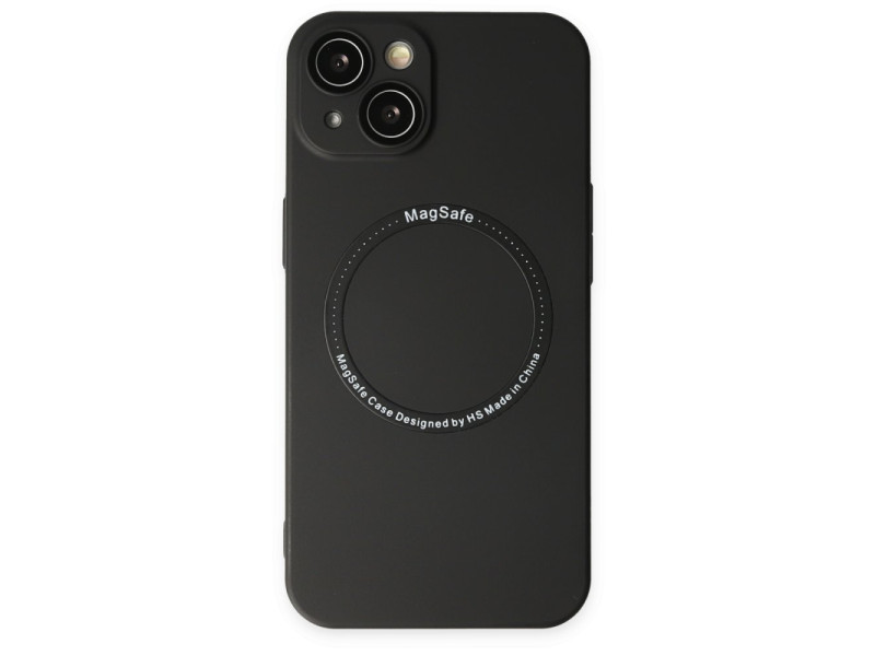 Newface iPhone 14 Plus Kılıf Jack Magneticsafe Lens Silikon - Siyah
