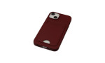 Newface iPhone 14 Plus Kılıf Kelvin Kartvizitli Silikon - Bordo