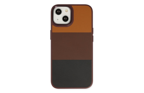 Newface iPhone 14 Plus Kılıf King Kapak - Bordo-Siyah