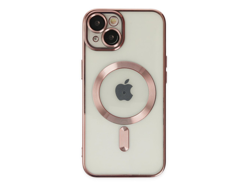 Newface iPhone 14 Plus Kılıf Kross Magneticsafe Kapak - Rose