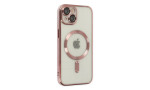 Newface iPhone 14 Plus Kılıf Kross Magneticsafe Kapak - Rose