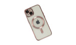 Newface iPhone 14 Plus Kılıf Kross Magneticsafe Kapak - Rose