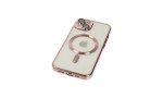 Newface iPhone 14 Plus Kılıf Kross Magneticsafe Kapak - Rose