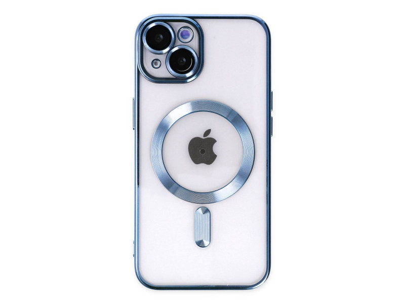 Newface iPhone 14 Plus Kılıf Kross Magneticsafe Kapak - Sierra Blue