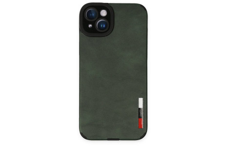 Newface iPhone 14 Plus Kılıf Loop Deri Silikon - Yeşil