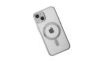 Newface iPhone 14 Plus Kılıf Magneticsafe Lazer Silikon - Gümüş